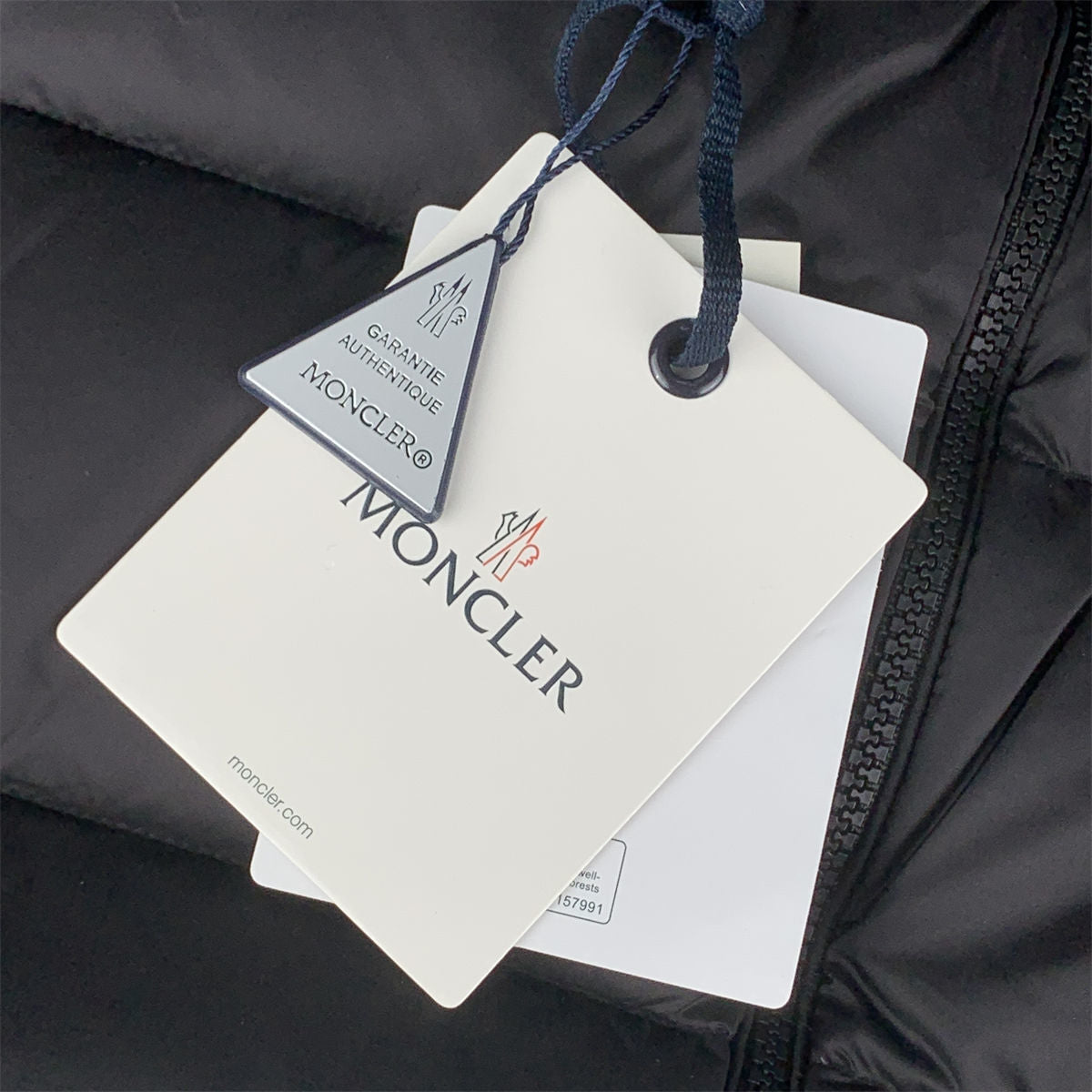 Moncler Stellaire Shell-Down Jacket 'Black/White' - product view 10