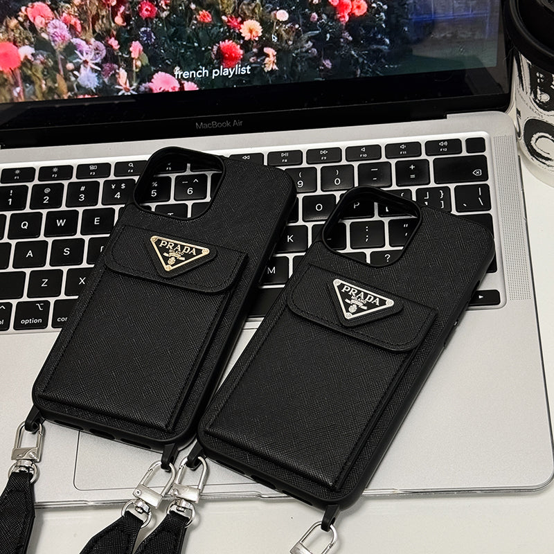 Crossbody Leather iPhone Case - product view 11