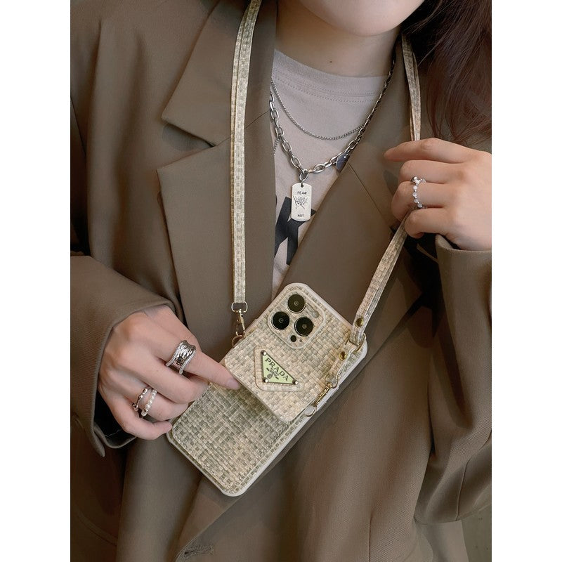 Weave Card Bag Crossbody iPhone Case - product view 7