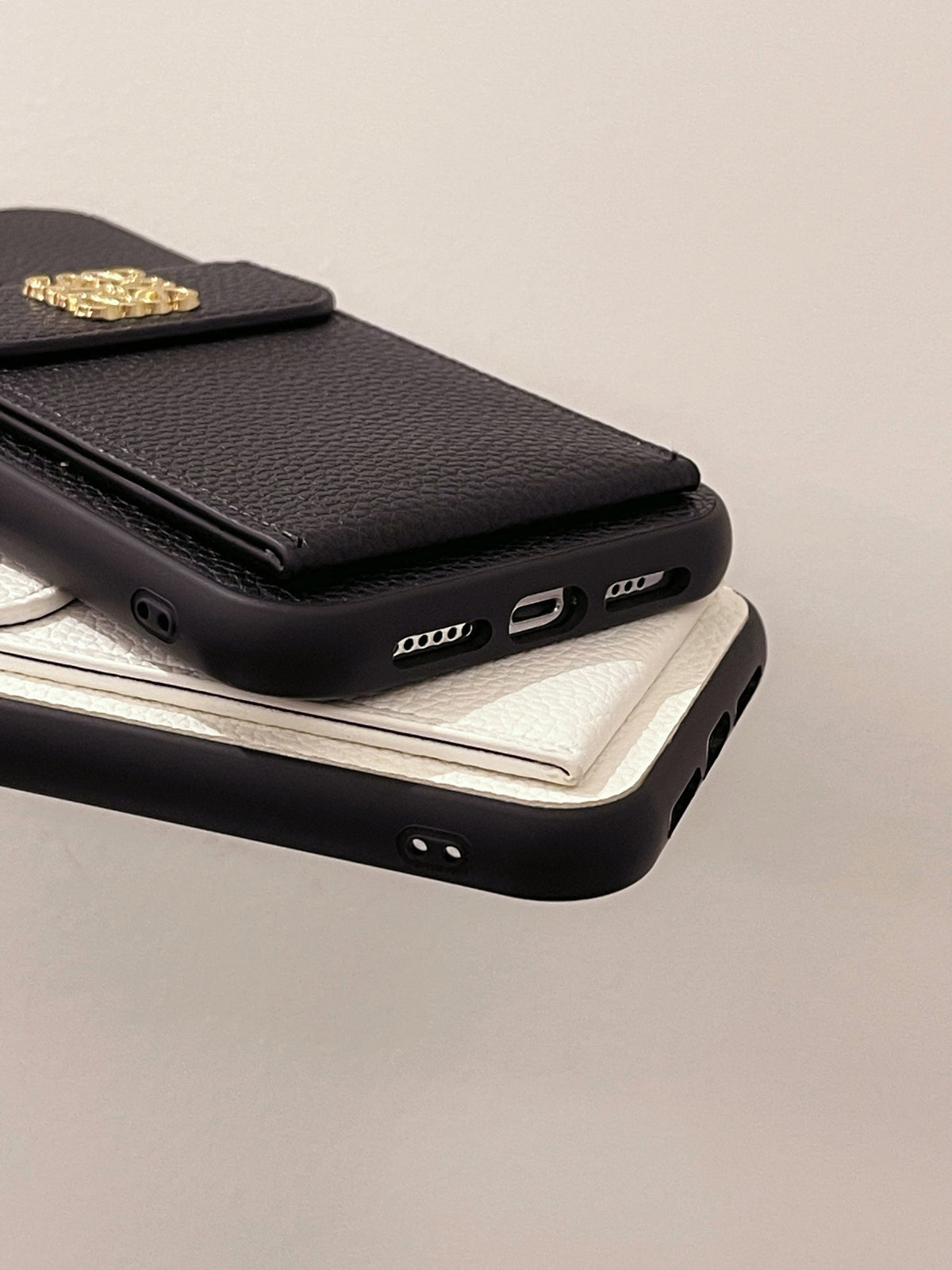 iPhone Case With Card Holder Black-QBK240603 - product view 4