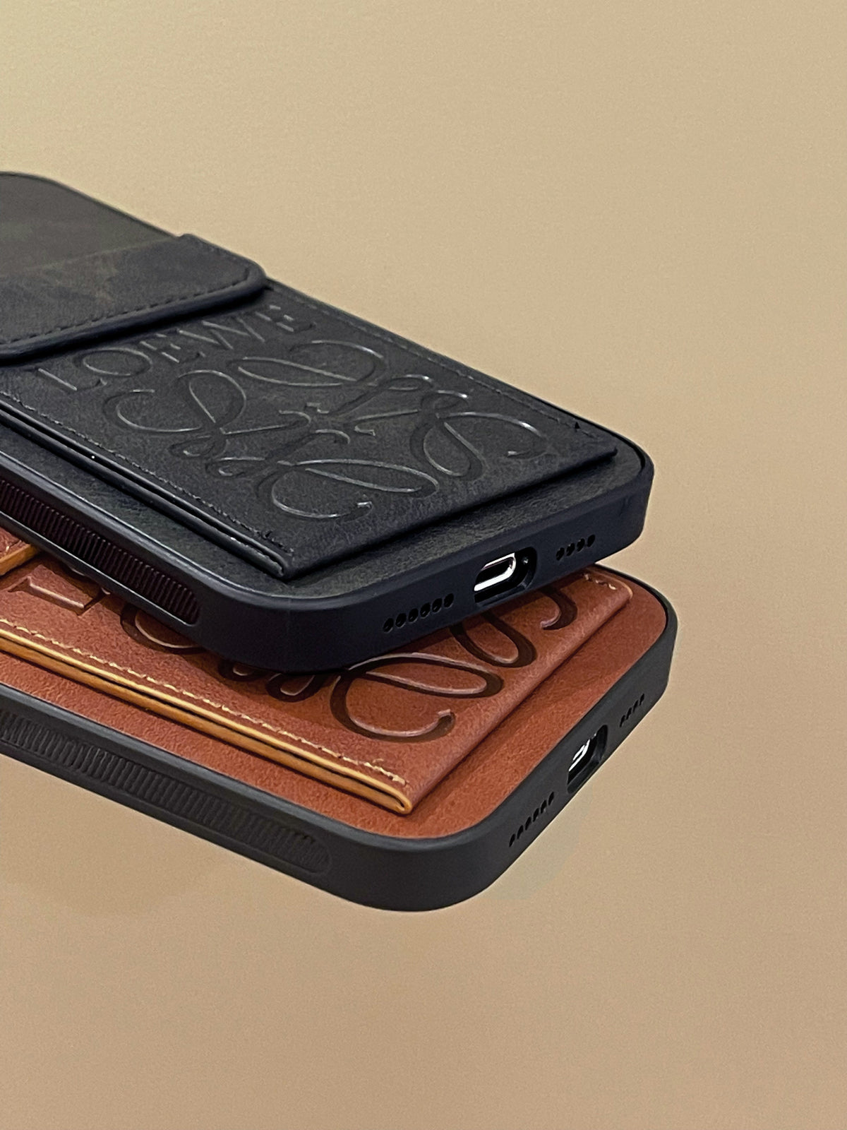 iPhone Case With Card Holder Black-LZP241448 - product view 4