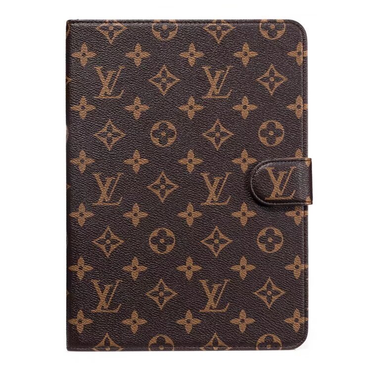 iPad Case Canvas Monogram Leather Fresh Summer Theme Pattern - product view 1