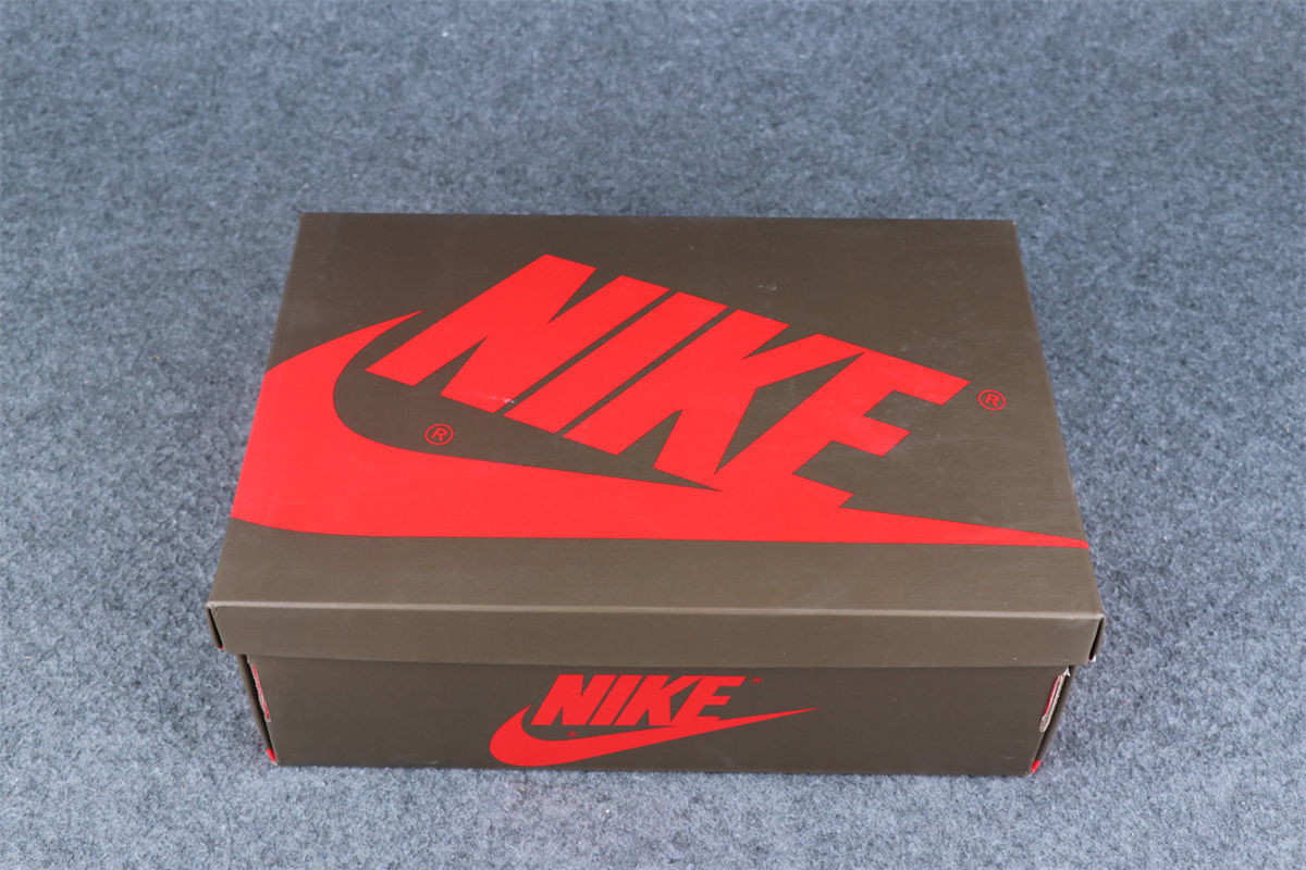 Custom Travis Scott x Air Jordan 1 Retro High OG Sneakers 'Reverse Mocha' - product view 15