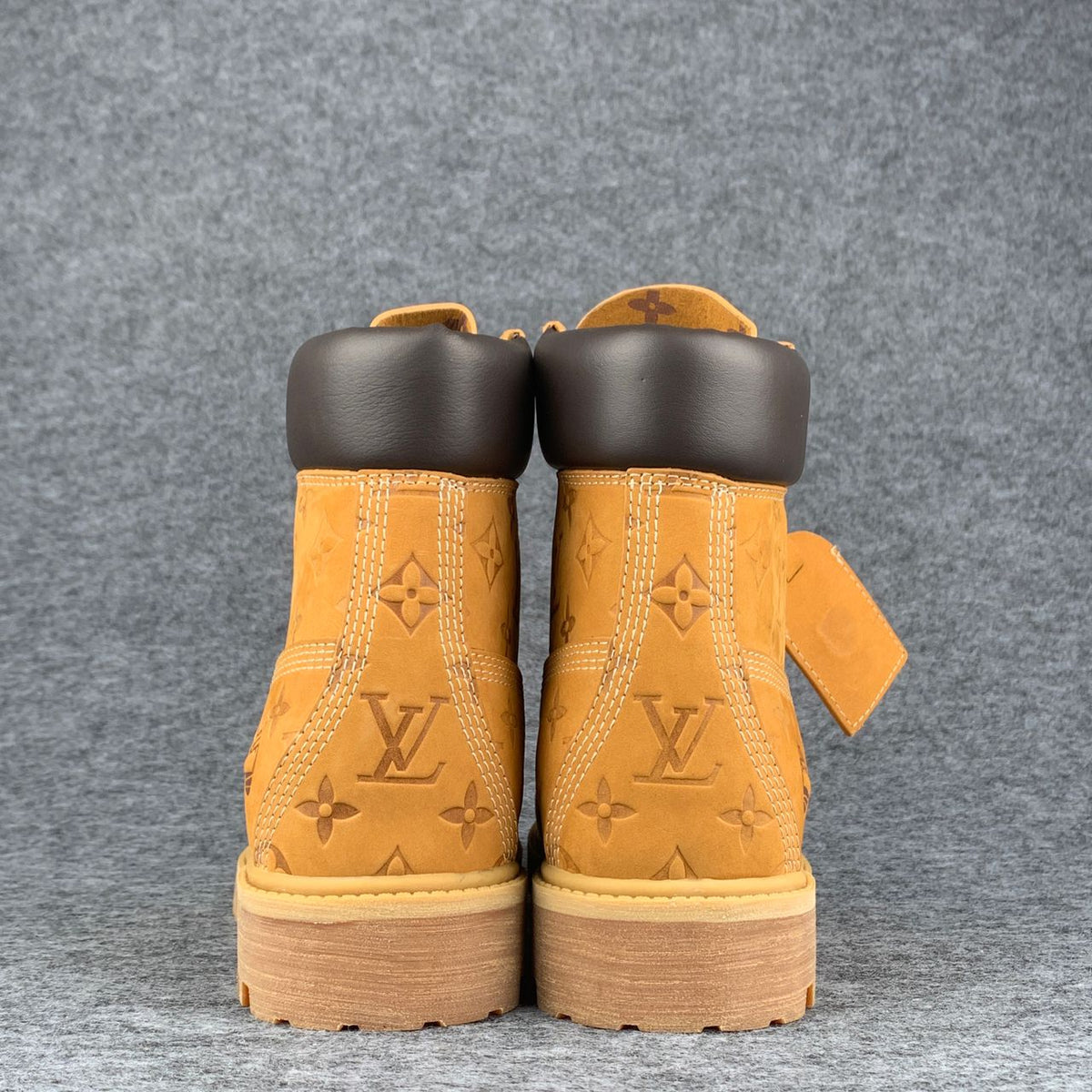 Timberland LV x 6 Inch Ankle Boot 'Embossed Monogram Wheat' - product view 6
