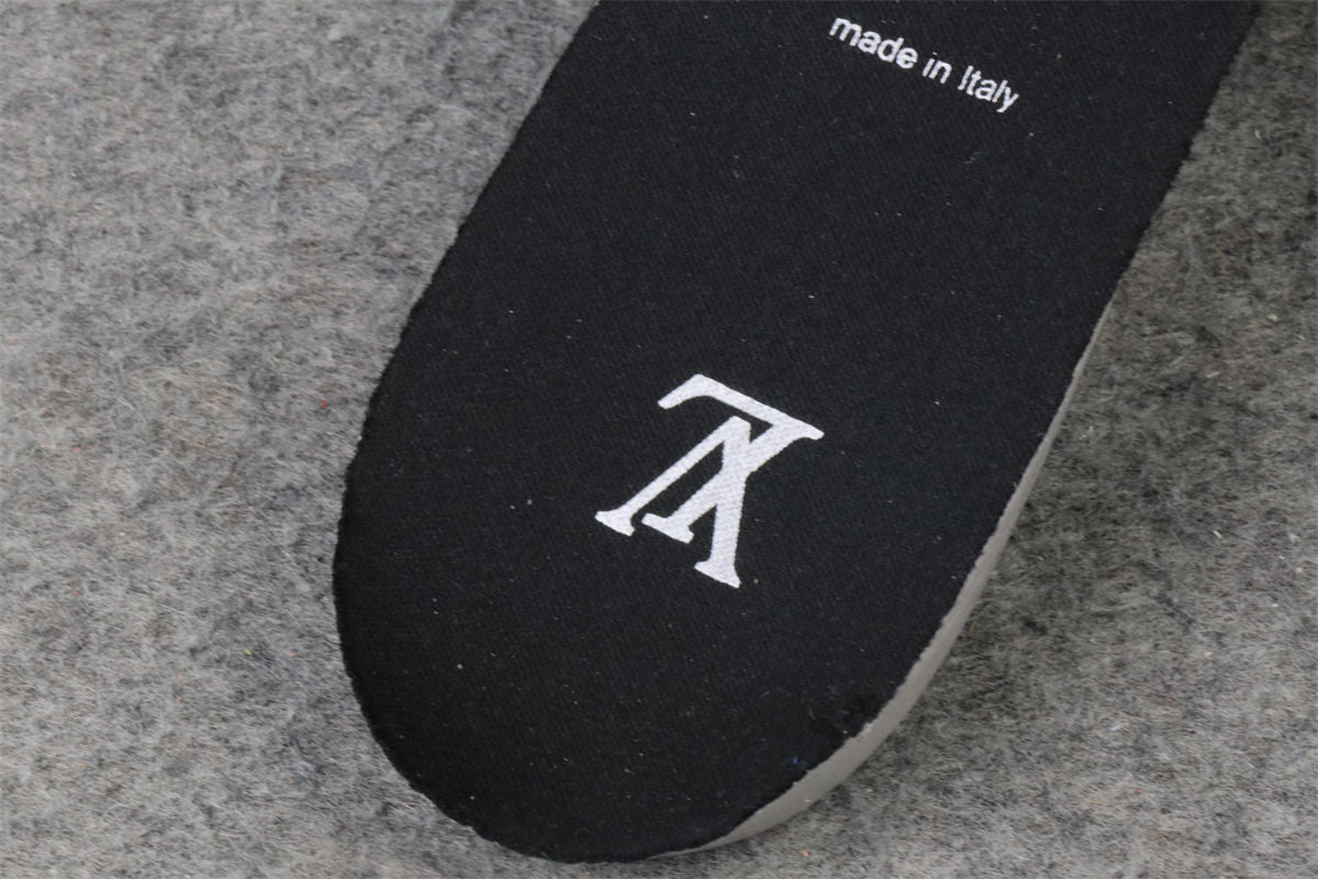 LV Trainer Low Sneakers 'Velcro Strap - Black Monogram Denim' - product view 11
