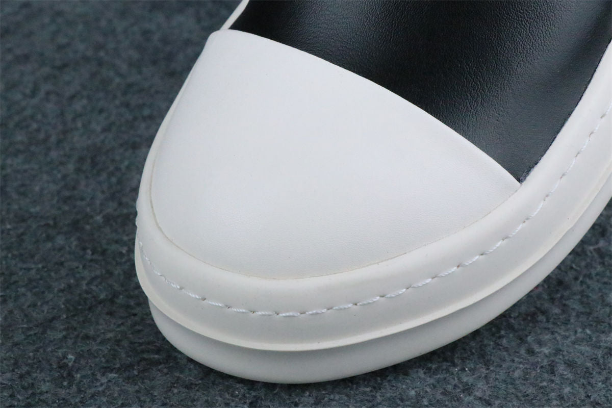 Rick Owens Wmns DRKSHDW Abstract Stockings Boot 'Black Milk' - product view 4