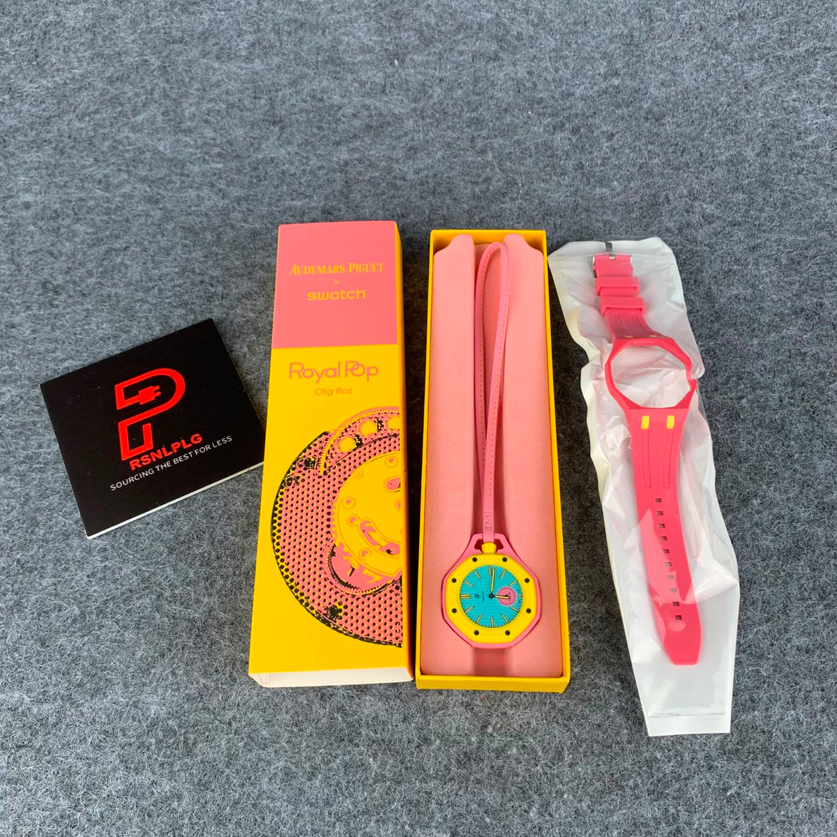 AP x Swatch Royal Pop Watch 'OTG ROZ' - product view 1
