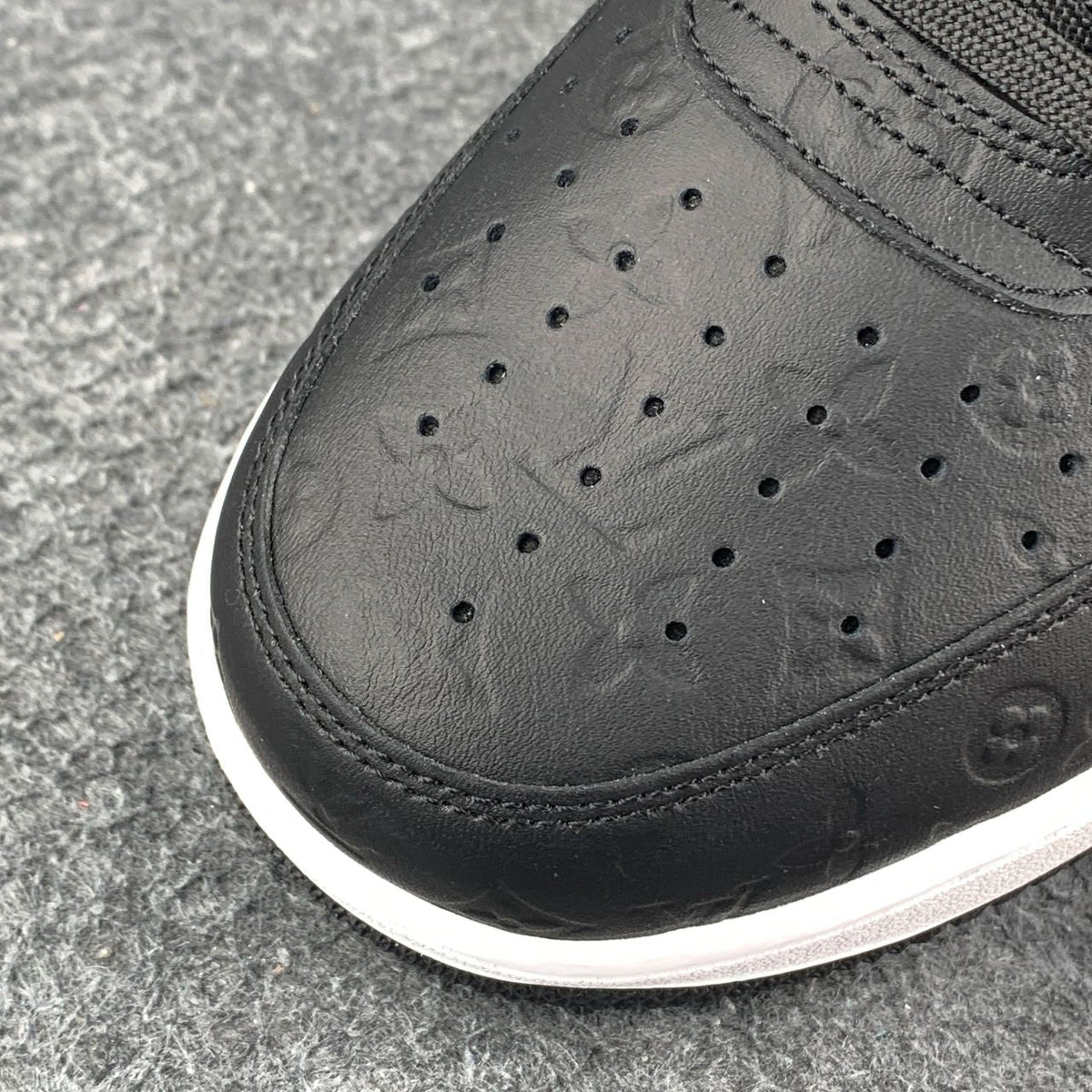 (Custom) Air Force 1 Sneakers 'Black' - product view 7