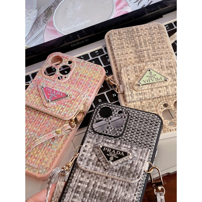 Weave Card Bag Crossbody iPhone Case - product view 10