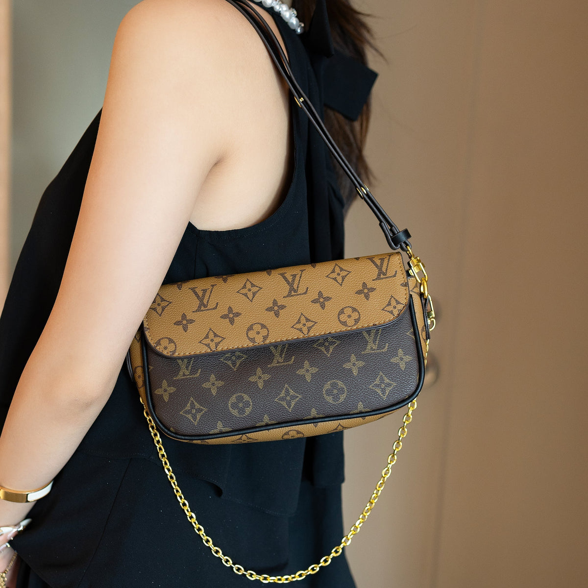 Classic Monogram Shoulder Bag - product view 7
