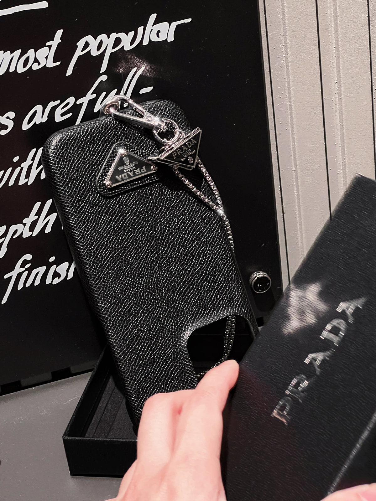 Leather Crossbody iPhone Case - product view 3