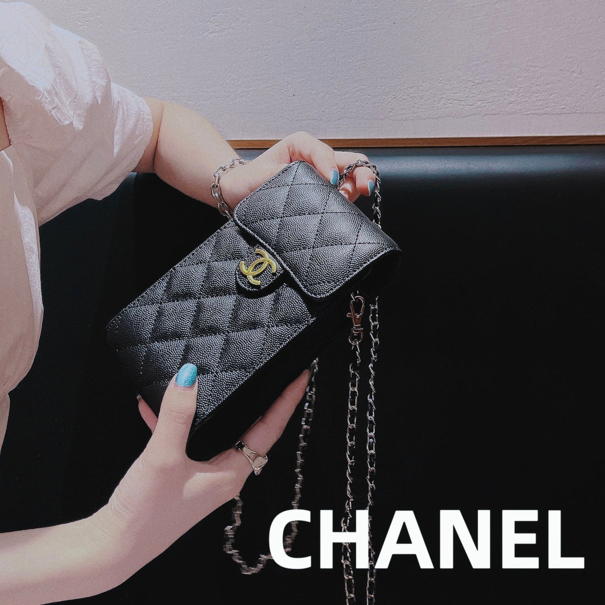Crossbody Leather Phone Bag - product view 5