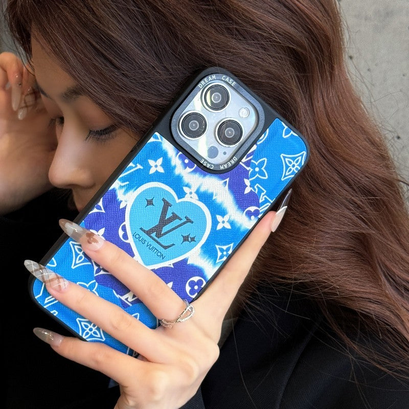 Blue Leather iPhone Case - product view 10