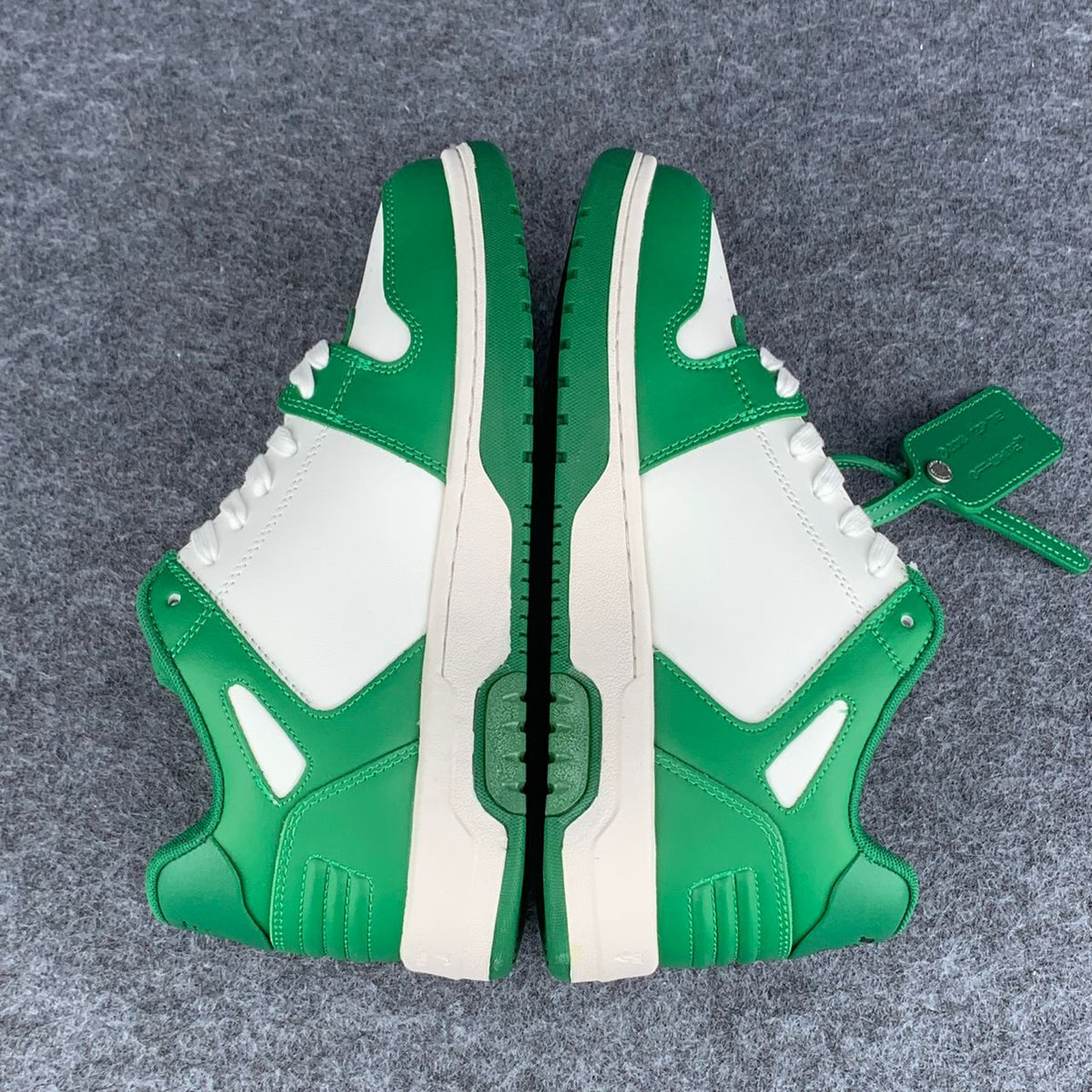 Off-White Out of Office Sneakers 'Green White' - product view 3