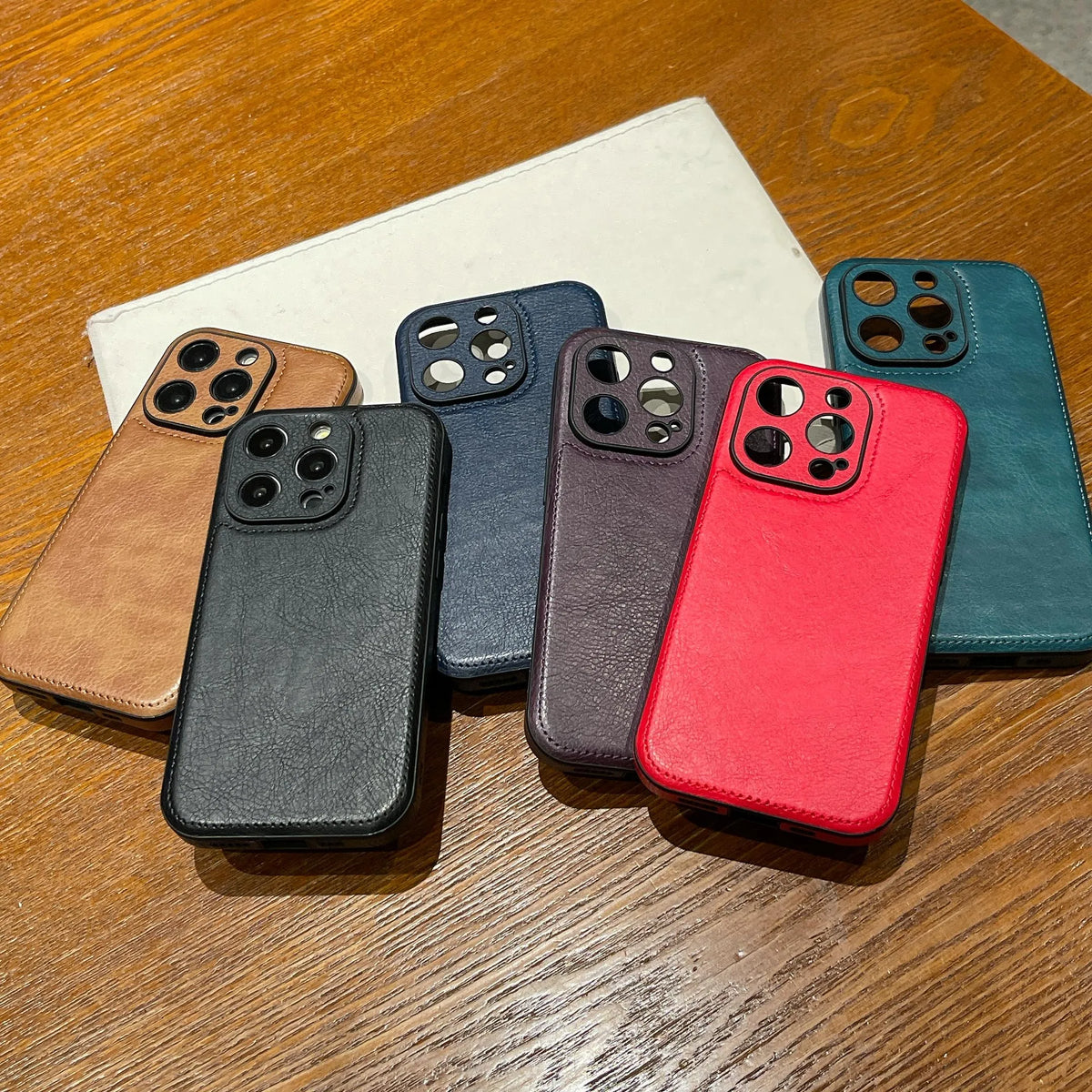 Vintage Leather iPhone Case - product view 16