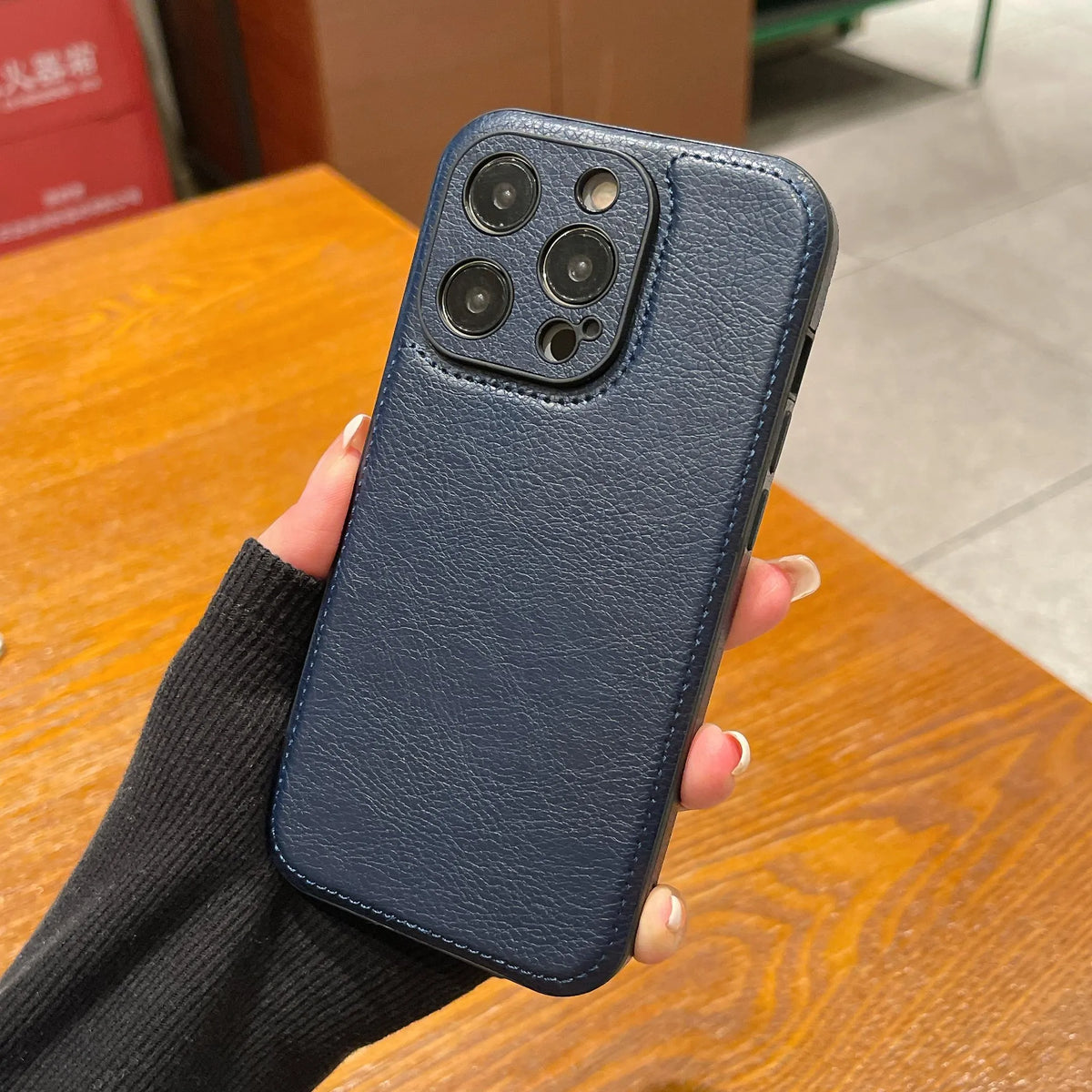 Vintage Leather iPhone Case - product view 9
