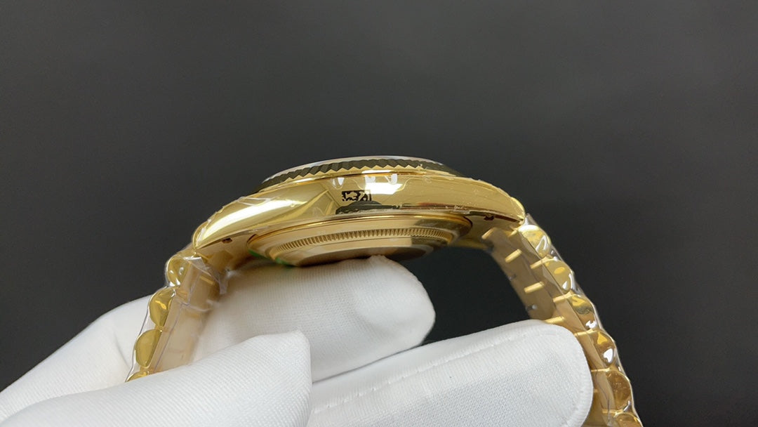 Yellow Gold & Black 40MM Watch - product view 4