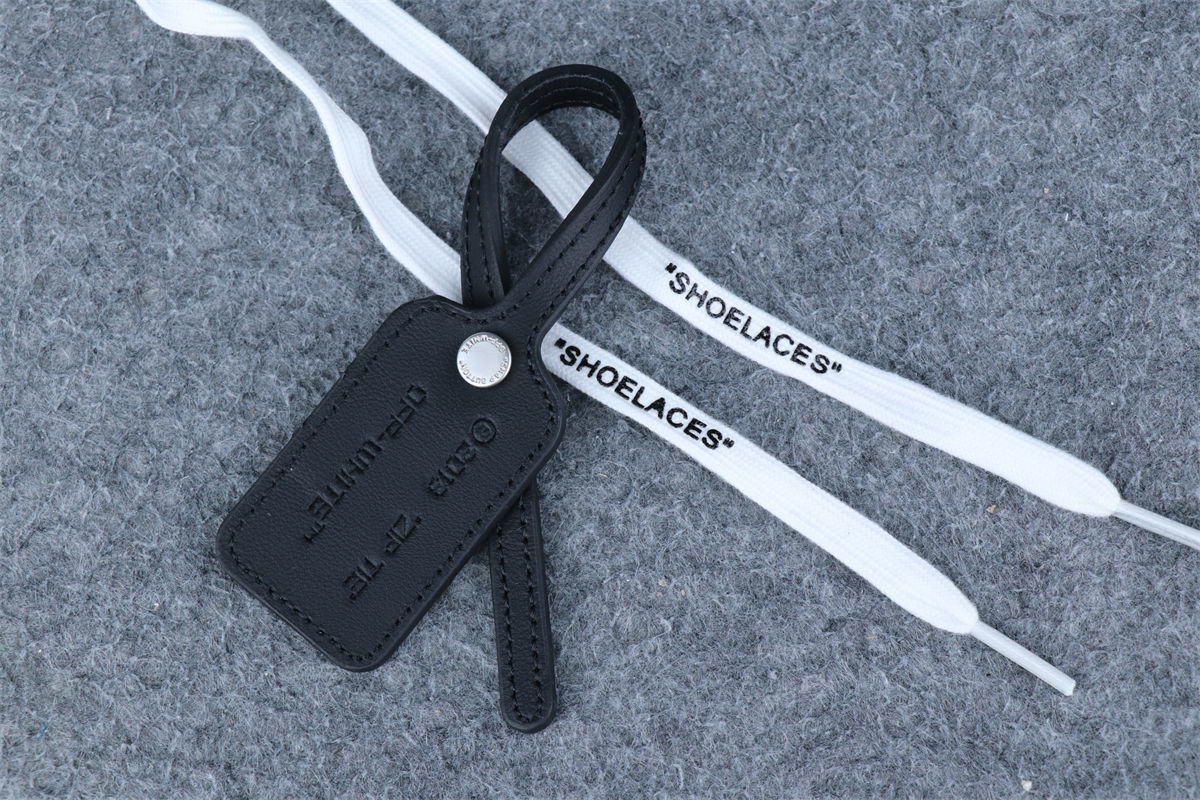 Off-White Out of Office Sneakers 'Black White Blue' - product view 12