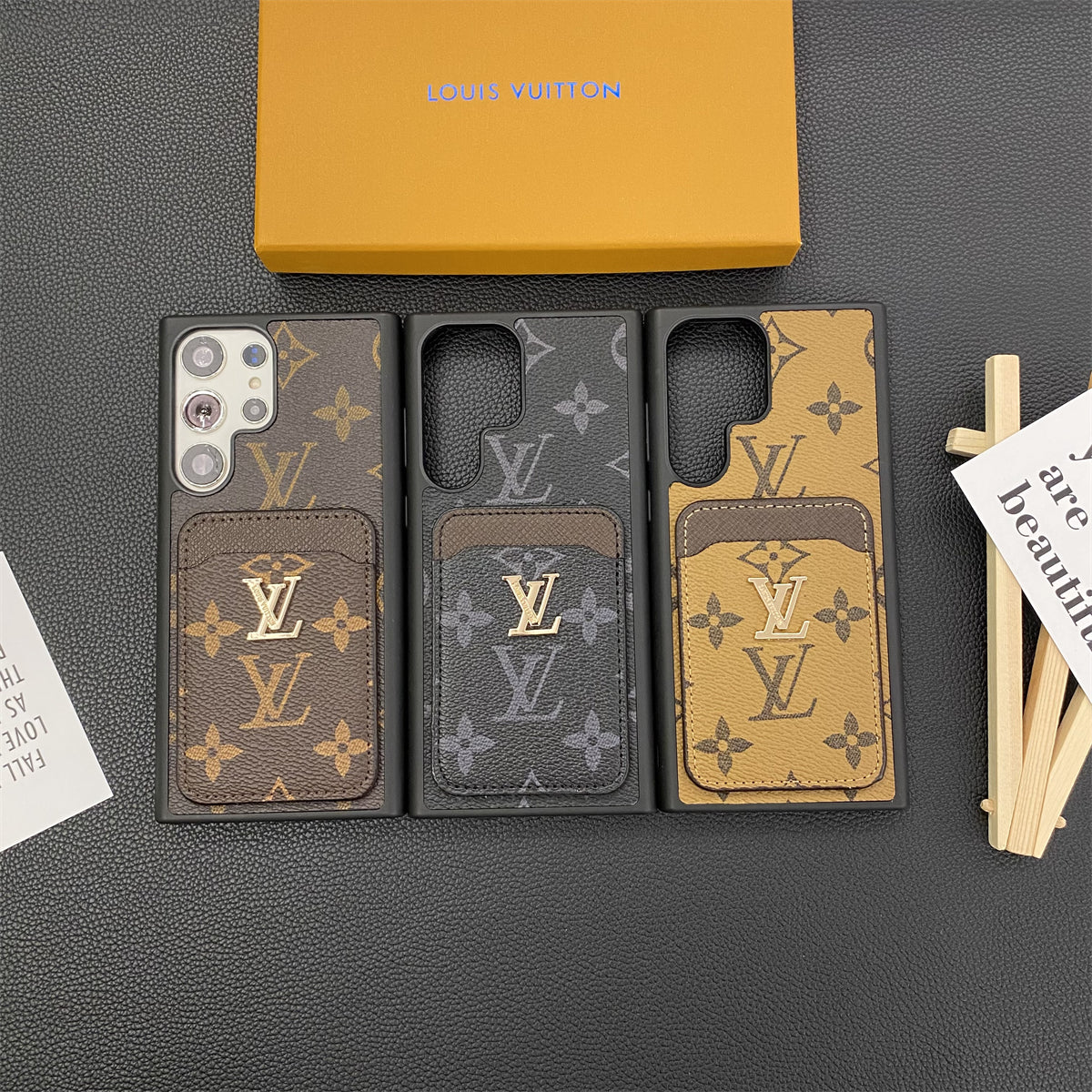 SAMSUNG GALAXY PETITE MALLE PHONE CASES CARD HOLDER MONOGRAM CANVAS - product view 7
