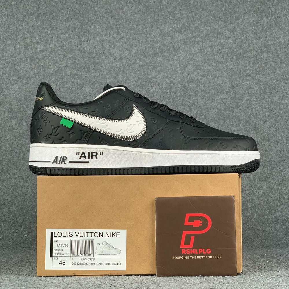 (Custom) Air Force 1 Sneakers 'Black' - product view 1