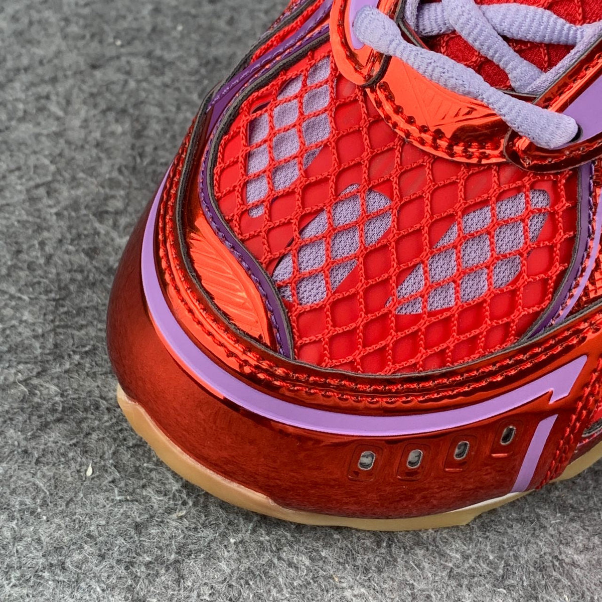 Bottega Veneta Orbit Sneaker 'Metallic Red & Wisteria' - product view 7