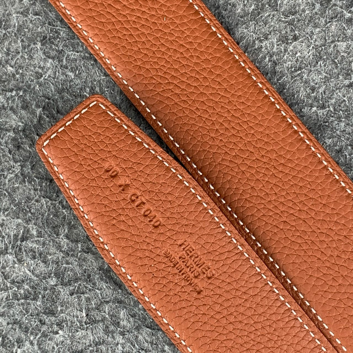 H Constance Reversible Leather Belt ´Black/Chocolate Brown´ - product view 6