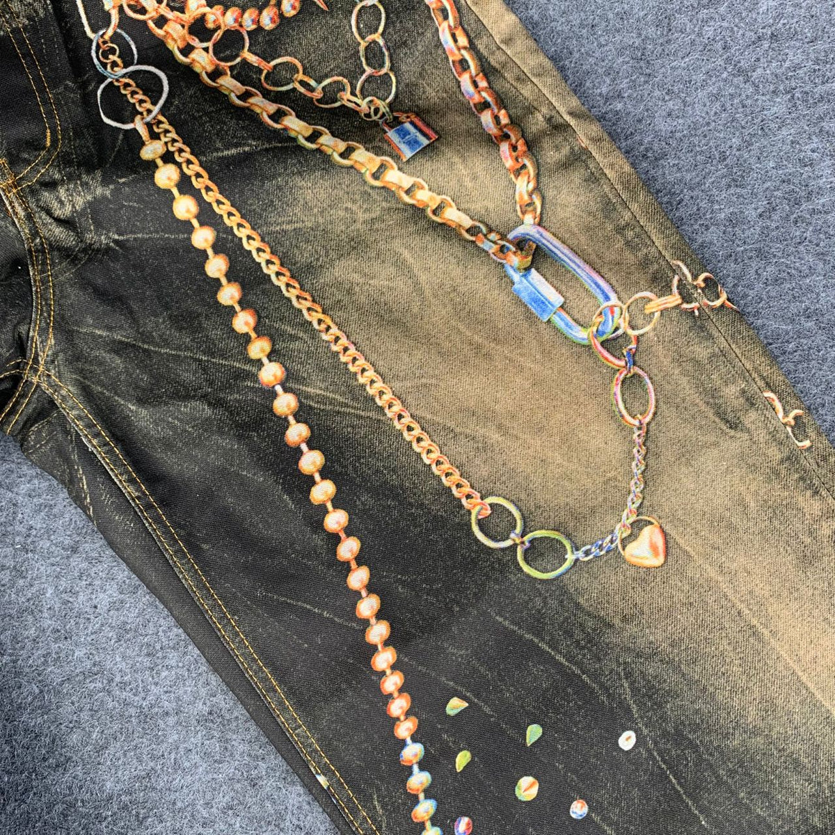 Acne Studios Loose Fit Jeans Year Of The Horse - product view 8