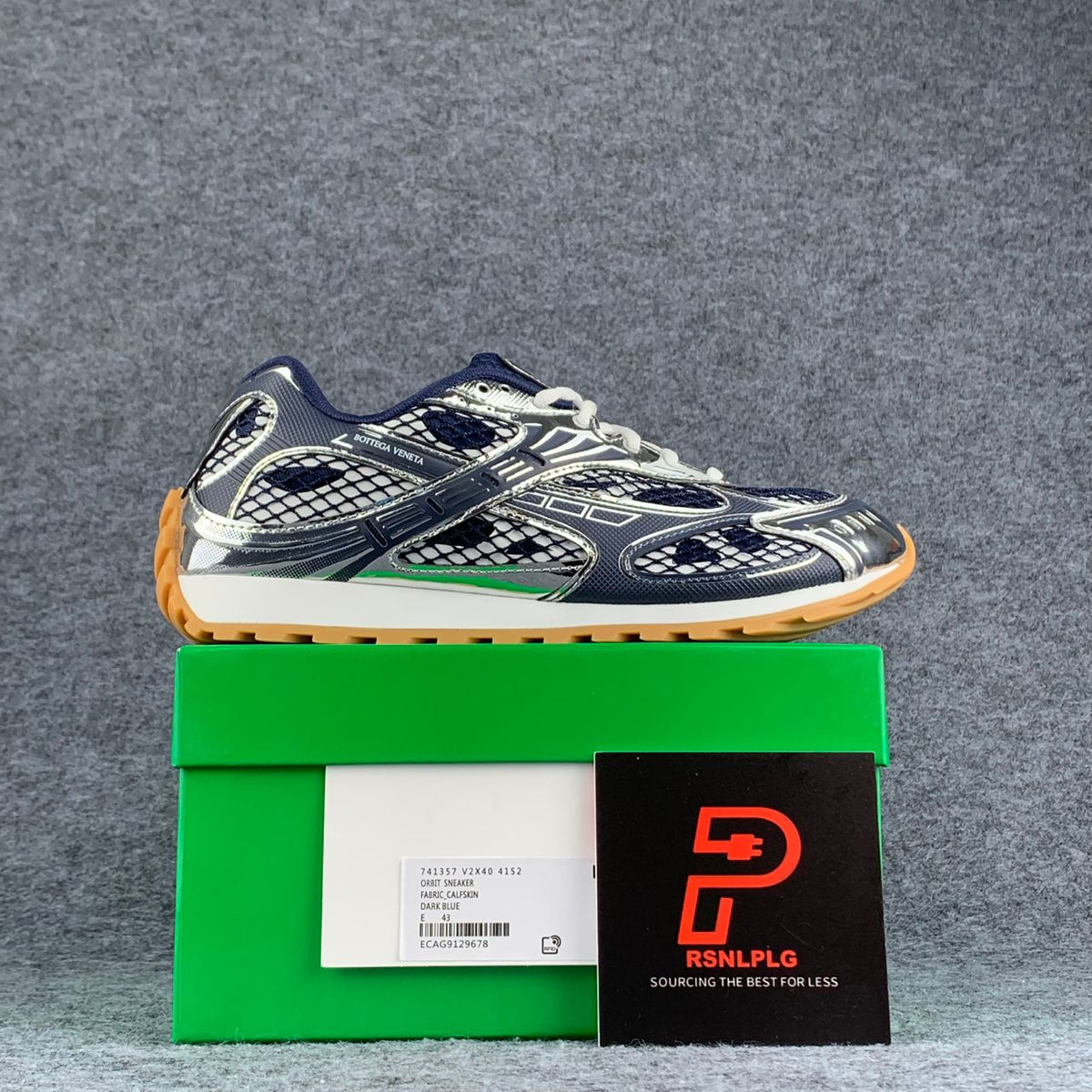 Bottega Veneta Orbit Sneaker 'Abyss Silver' - product view 1
