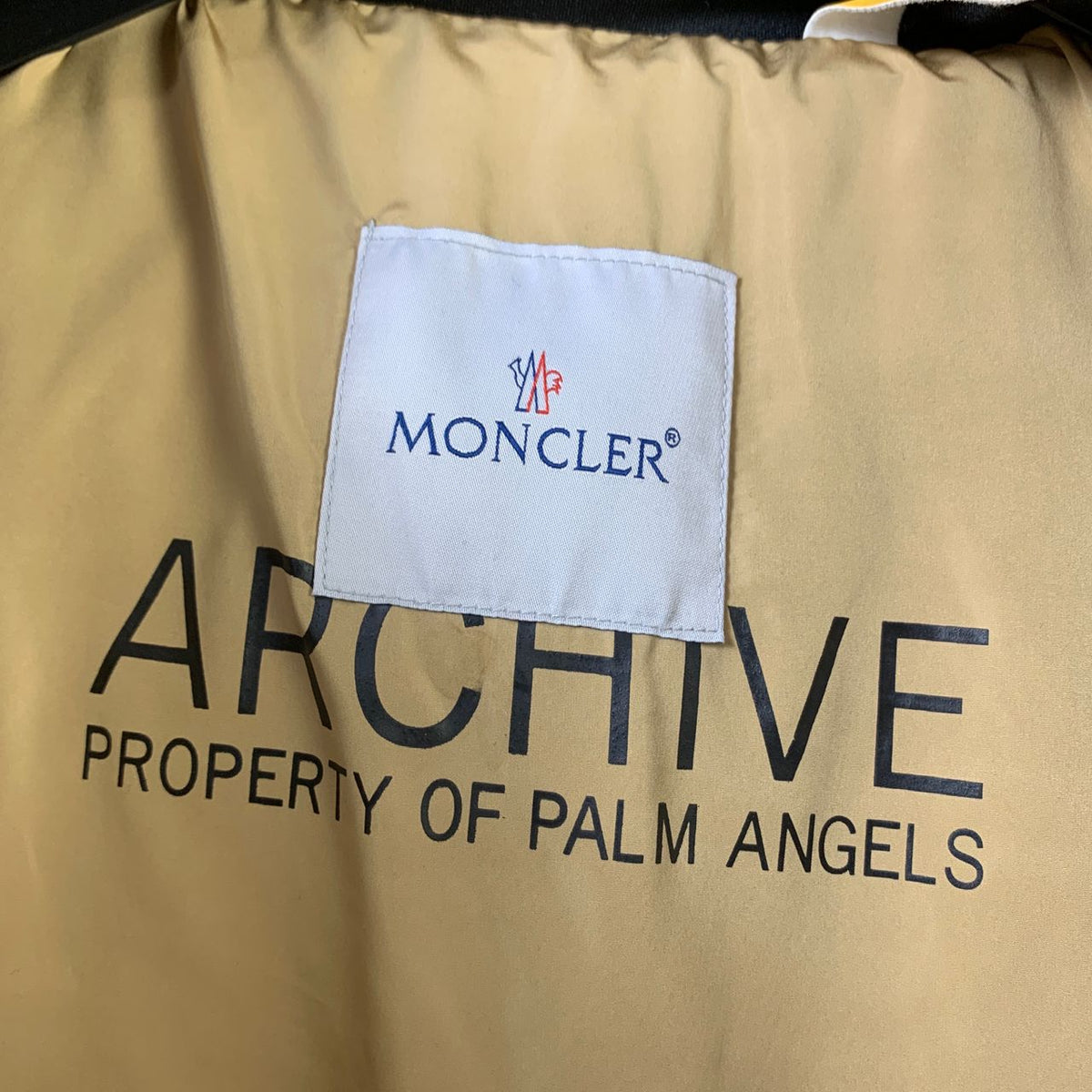 Moncler x Palm Angels Rodman Short Down Jacket 'Black' - product view 9