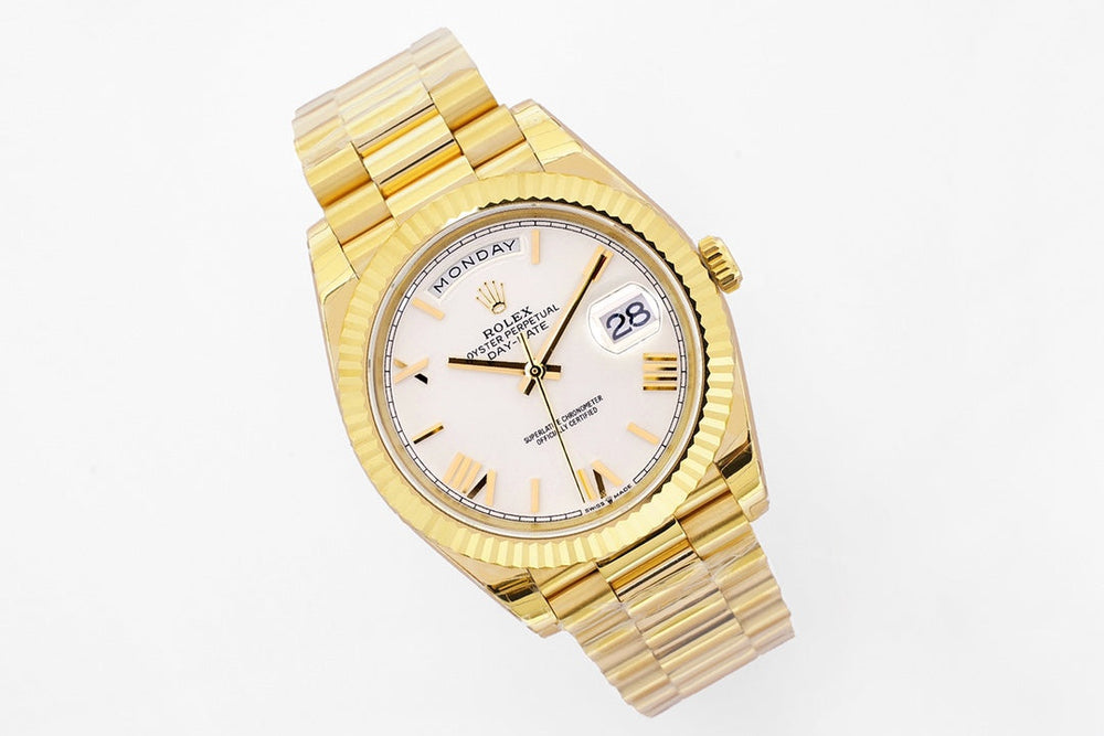 Yellow Gold & Silver 40MM Watch - product view 1