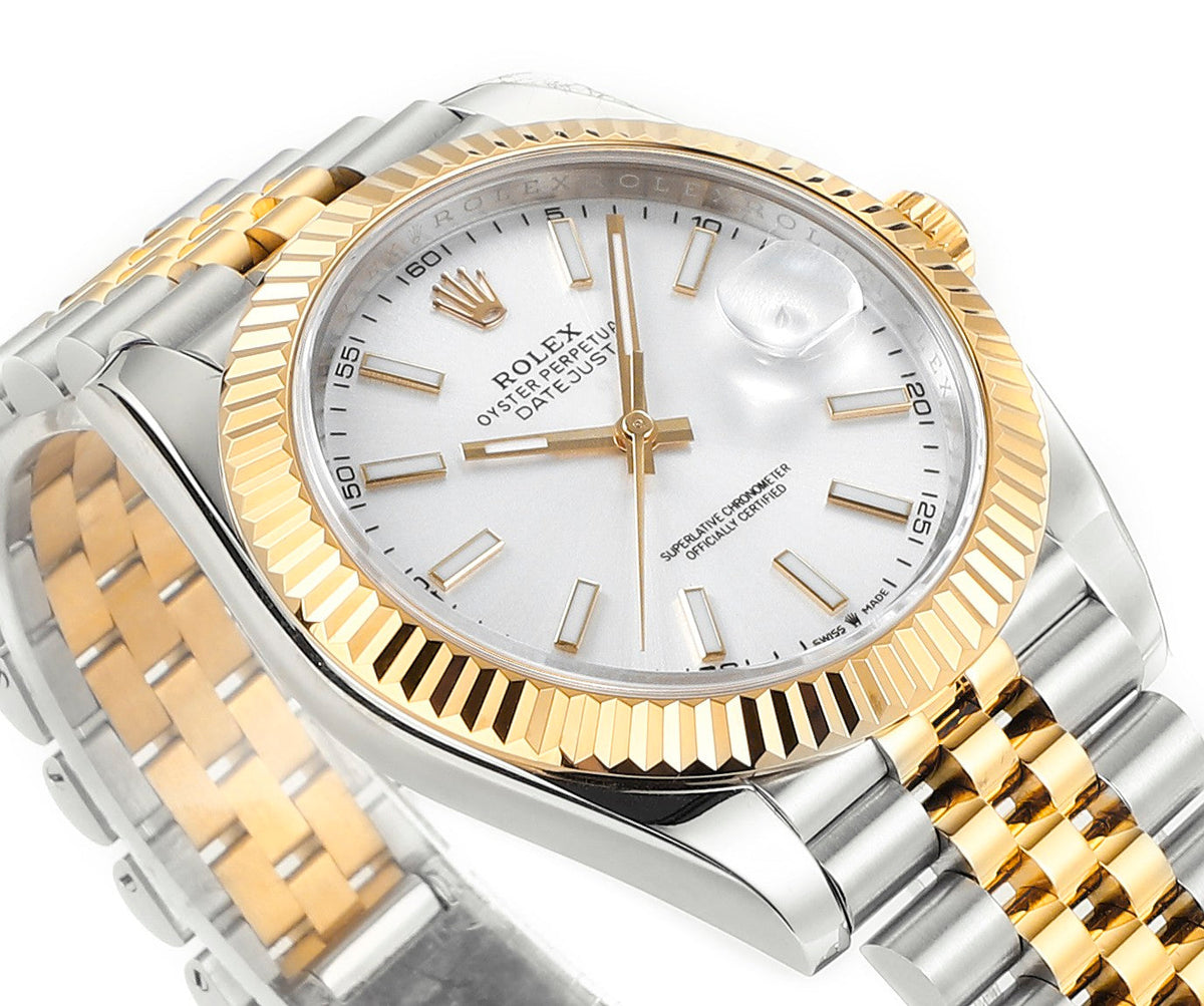 Yellow Gold & Steel Jubilee 41MM Watch - product view 5