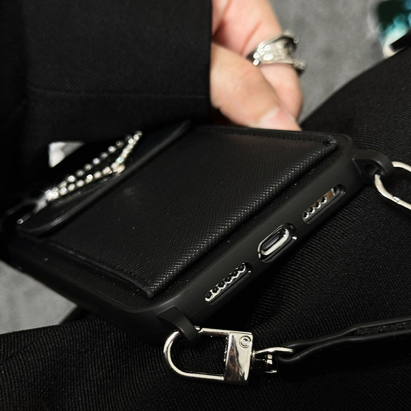Crossbody Leather iPhone Case - product view 5