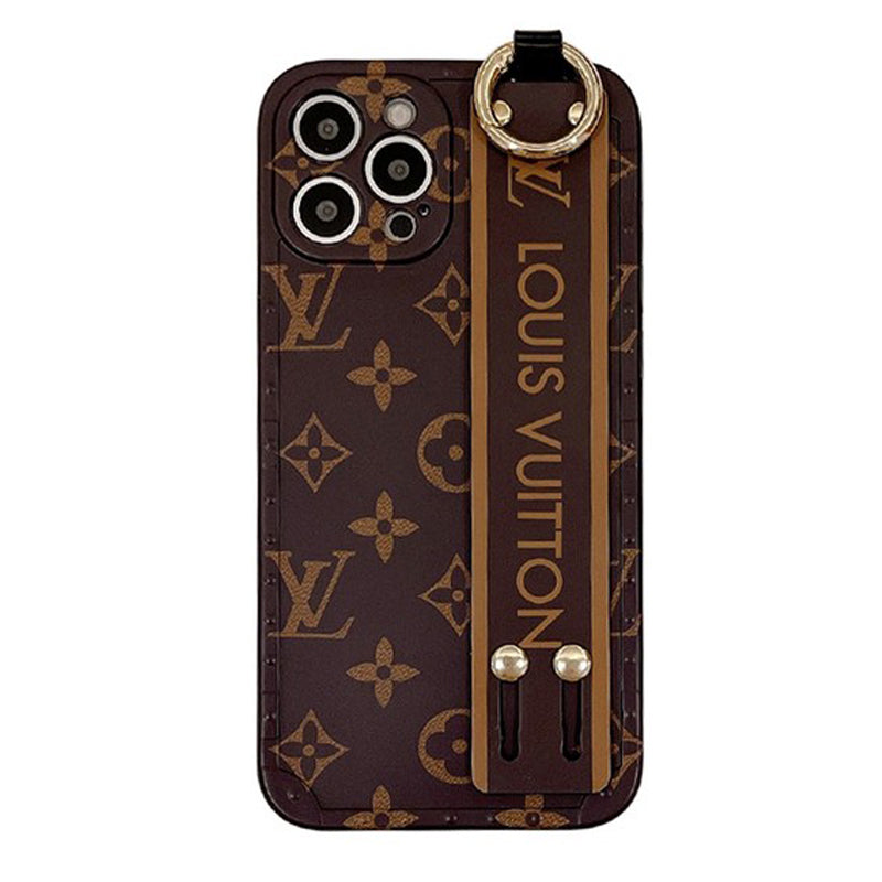 Brown Wristband iPhone Case - product view 1