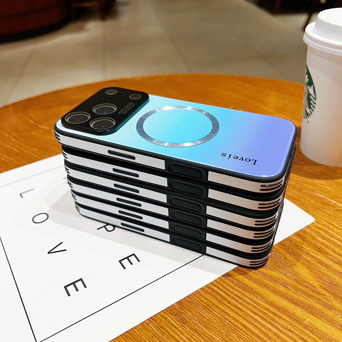 MagSafe Magnetic Gradient Phone Case with Lens Protection - product view 17