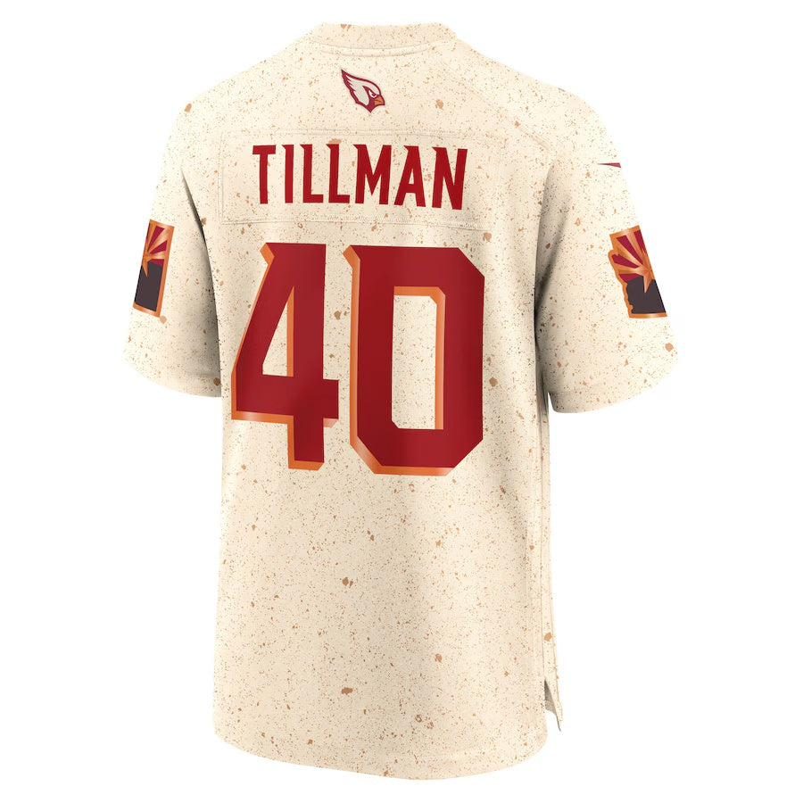 American Football Jersey | A.Cardinals #40 Pat Tillman 2025 Rivalries Collection Retired Player Game Jersey - Natural - image 1