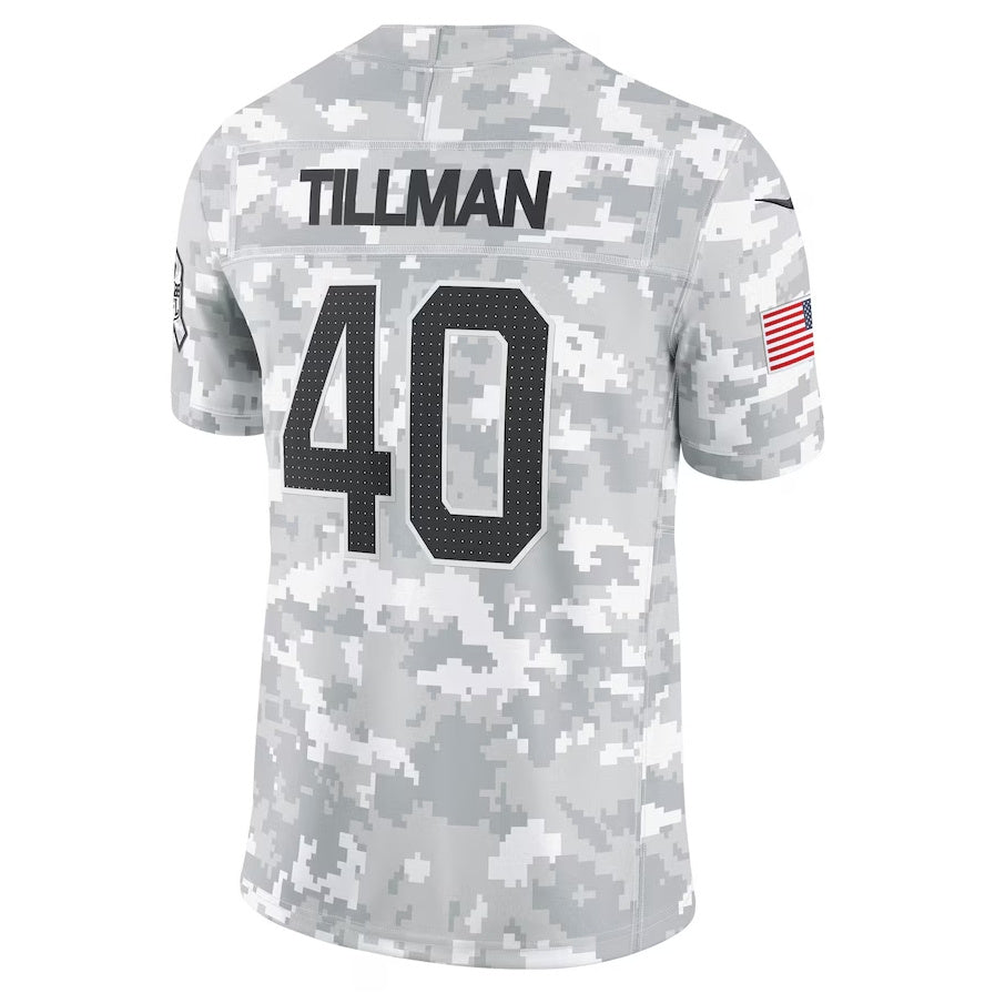 American Football Jersey | A.Cardinals #40 Pat Tillman Arctic Camo 2024 Salute to Service Retired Player Limited Stitched Football American Jersey - image 1