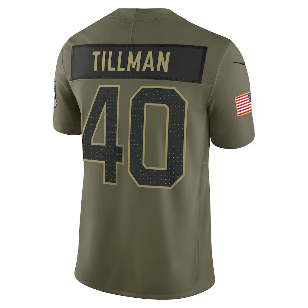 American Football Jersey | A.Cardinals #40 Pat Tillman Olive 2025 Salute to Service Retired Limited Stitched Football American Jersey - image 1