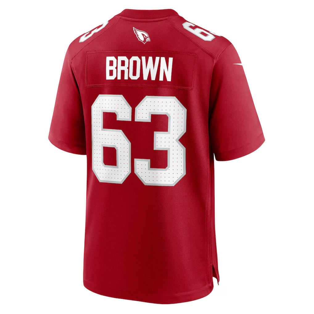 American Football Jersey | A.Cardinals #63 Evan Brown Cardinal Team Game Stitched Football American Jersey - image 1