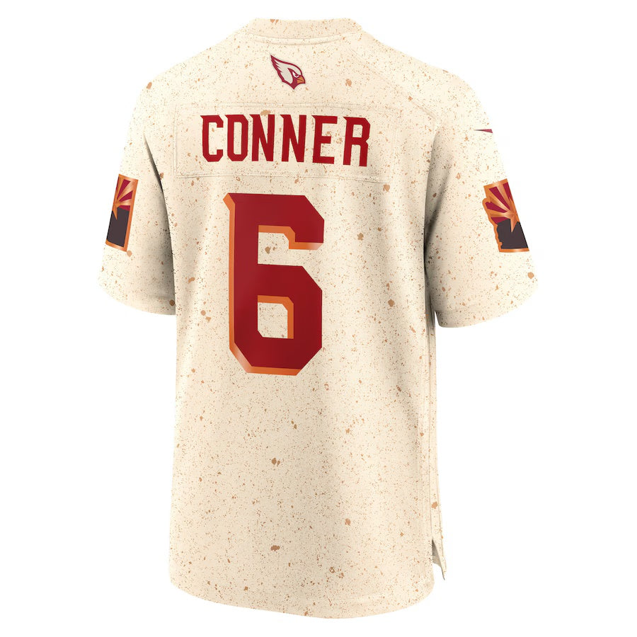 American Football Jersey | A.Cardinals #6 James Conner 2025 Rivalries Collection Game Jersey - Natural - image 1