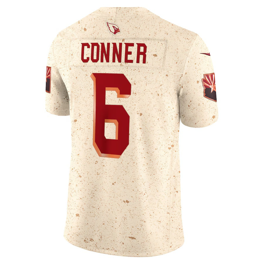 American Football Jersey | A.Cardinals #6 James Conner 2025 Rivalries Collection Limited Jersey - Natural - image 1