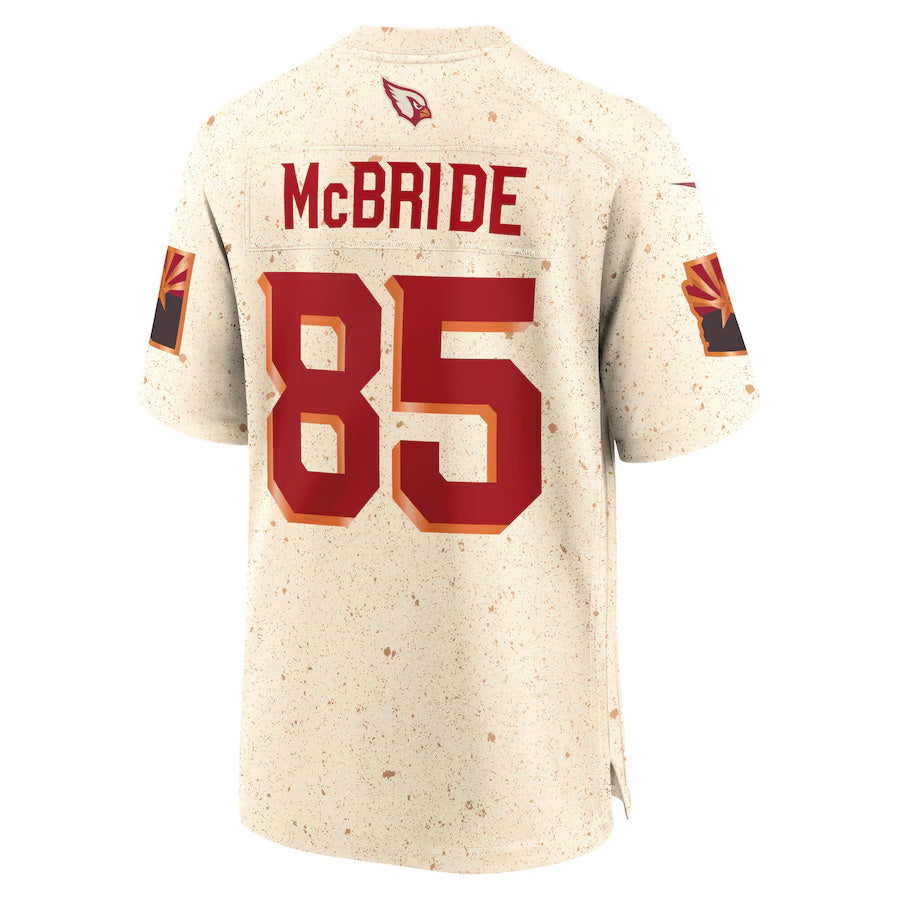 American Football Jersey | A.Cardinals #85 Trey McBride 2025 Rivalries Collection Game Jersey - Natural - image 1
