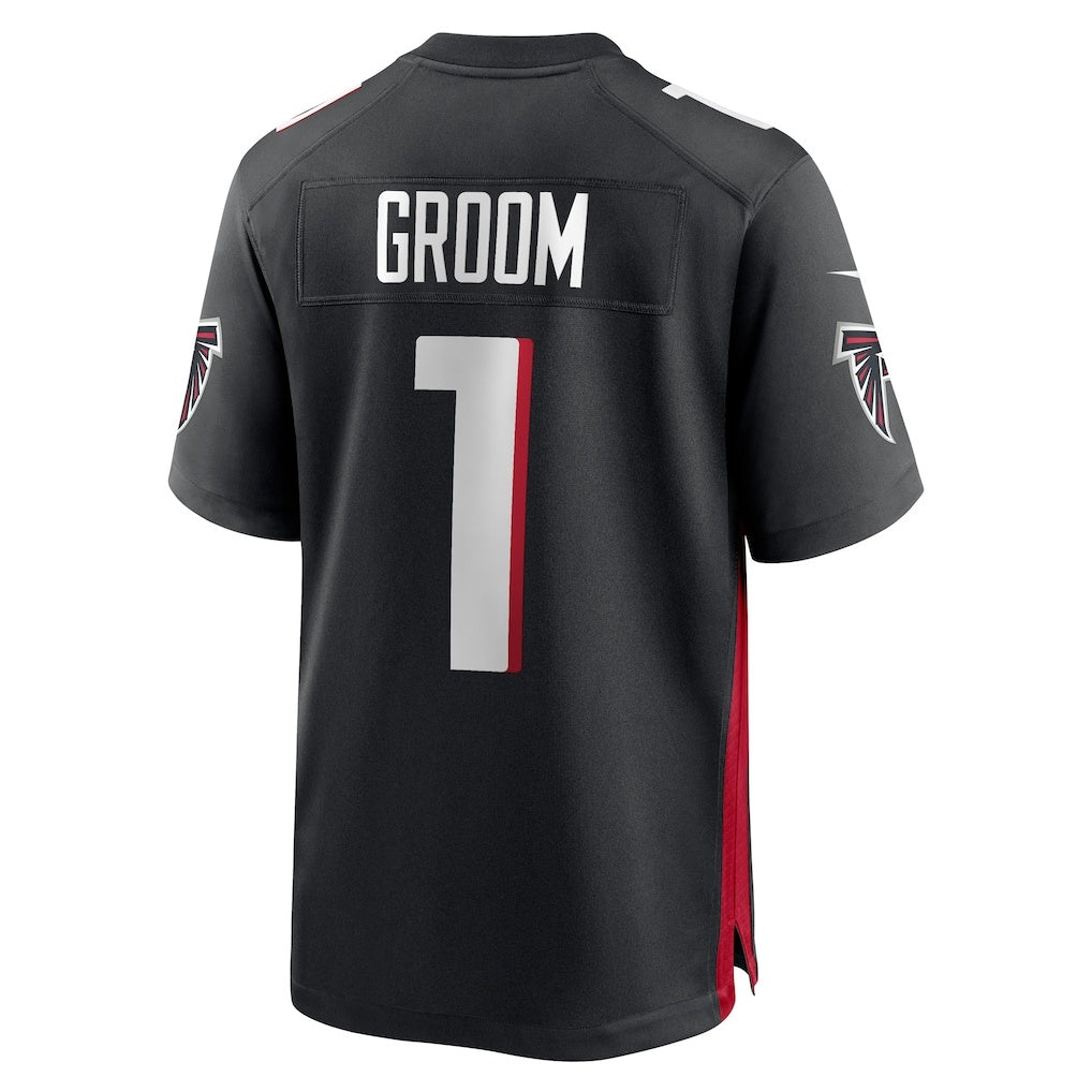 American Football Jersey | A.Falcons Number #1 Groom Black Game Stitched Football American Jersey - image 1