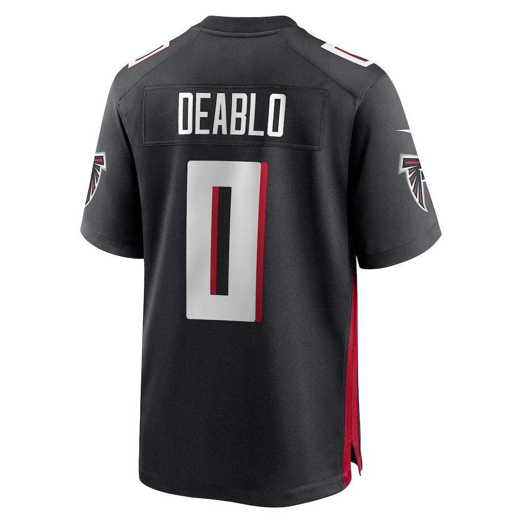 American Football Jersey | A.Falcons #0 Divine Deablo Black Team Game Stitched Football American Jersey - image 1