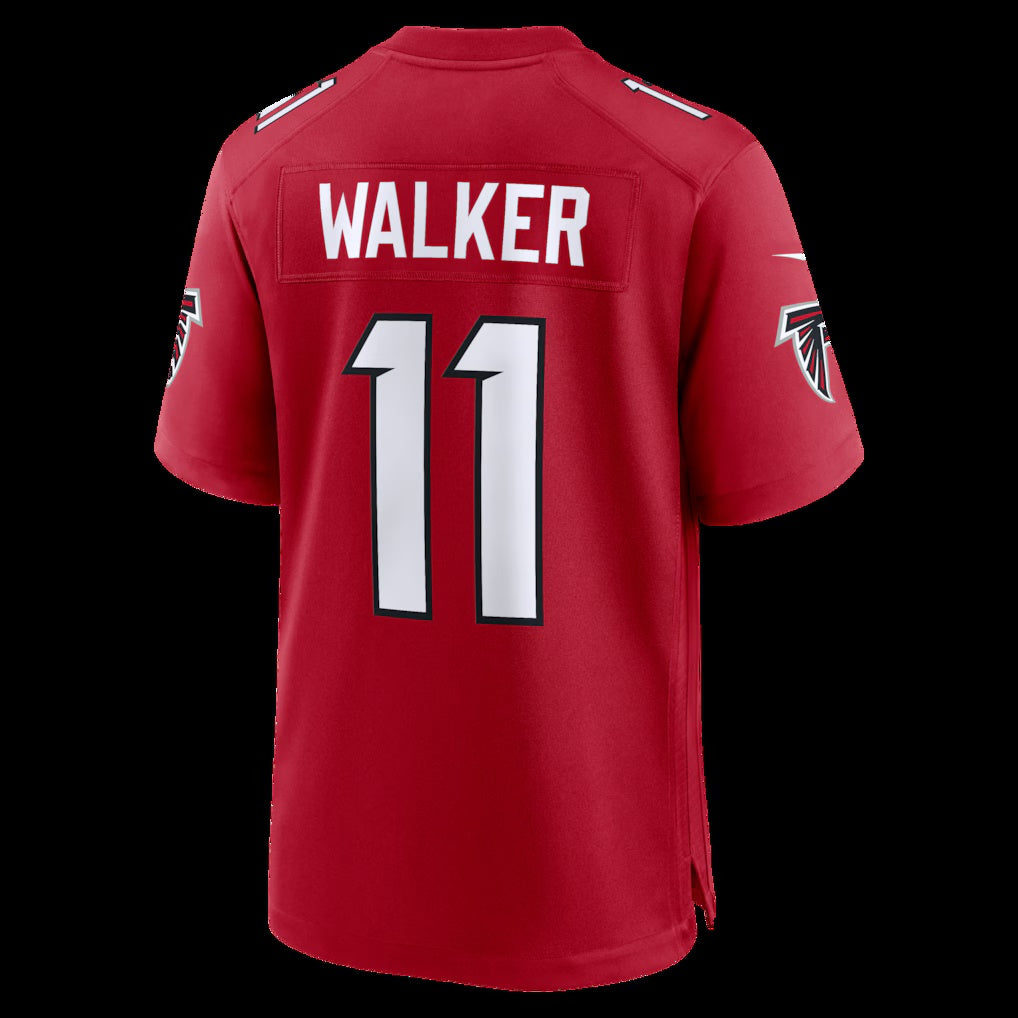 American Football Jersey | A.Falcons #11 Jalon Walker Red Game Stitched Football American Jersey - image 1