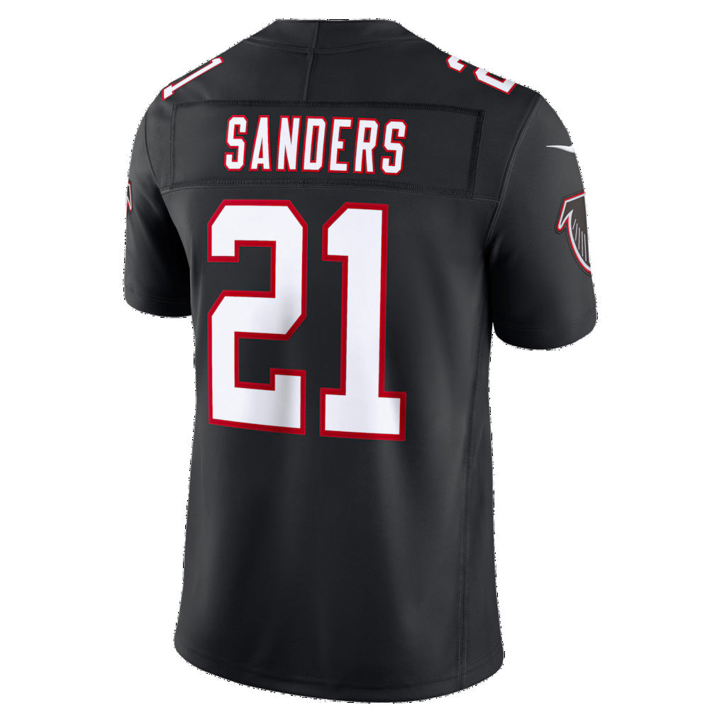 American Football Jersey | A.Falcons #21 Deion Sanders Black Alternate Throwback Vapor F.U.S.E. Stitched Retired Limited - image 1