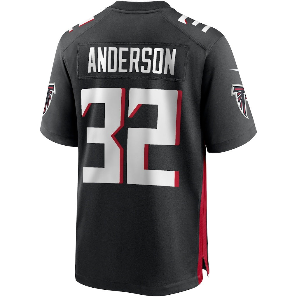 American Football Jersey | A.Falcons #32 Jamal Anderson Black Game Retired Player Stitched Football American Jersey - image 1