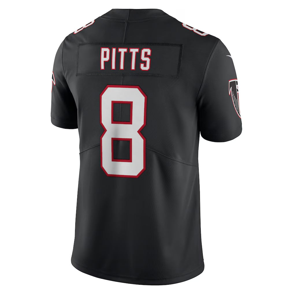 American Football Jersey | A.Falcons #8 Kyle Pitts Black Alternate Vapor Limited Stitched Football American Jersey - image 1