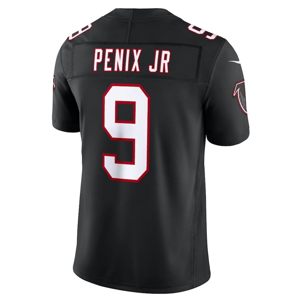 American Football Jersey | A.Falcons #9 Michael Penix Jr. Black Alternate Throwback Vapor F.U.S.E. Stitched Limited - image 1