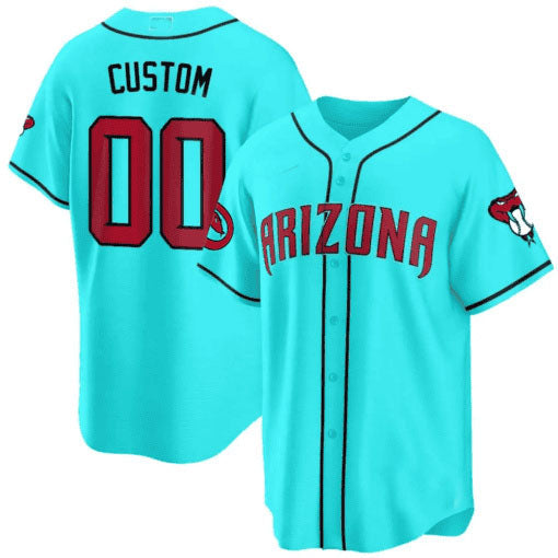 Baseball Jersey | Arizona Diamondbacks 2024 Custom Jersey V2 â€?Teal 2 - image 1