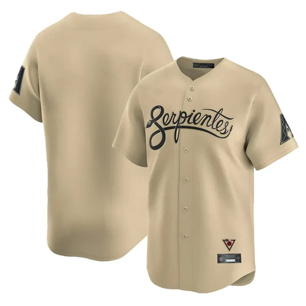 Baseball Jersey | Arizona Diamondbacks Tan City Connect Limited Home Game Blank Player Stitched - image 1